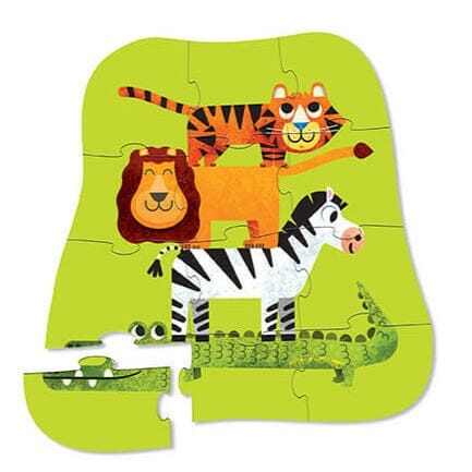Mini Puzzle 12pc - Jungle Friends
