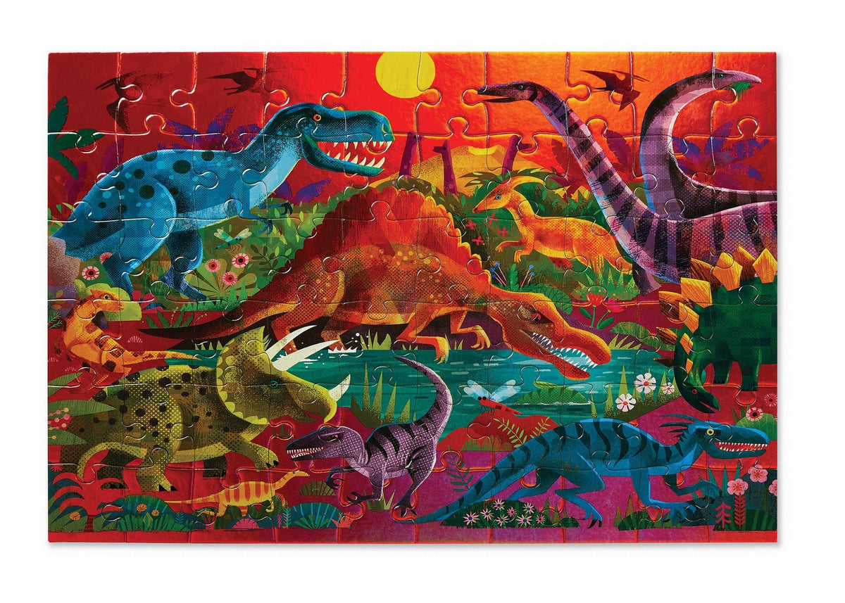 Dazzling Dinos Foil Puzzle (60 Piece)