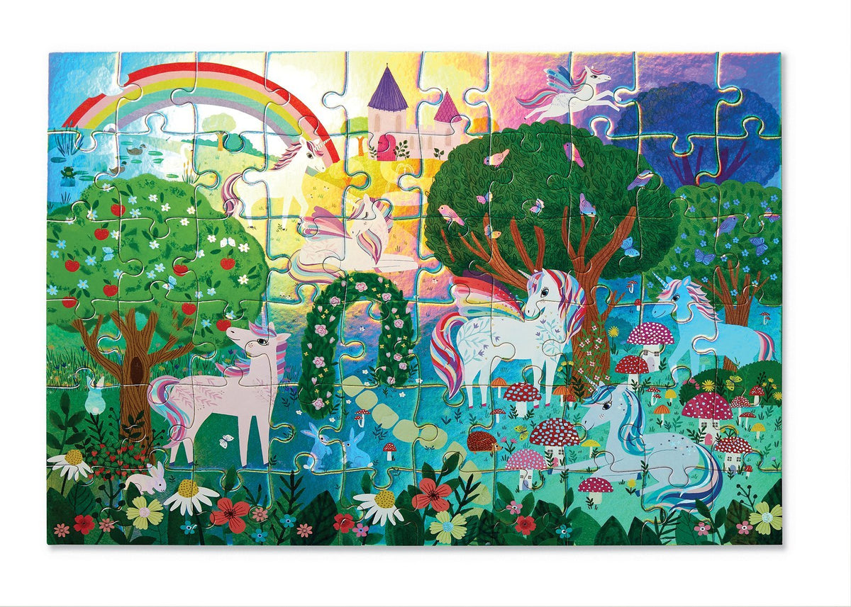Sparkling Unicorn Foil Puzzle (60 Piece)
