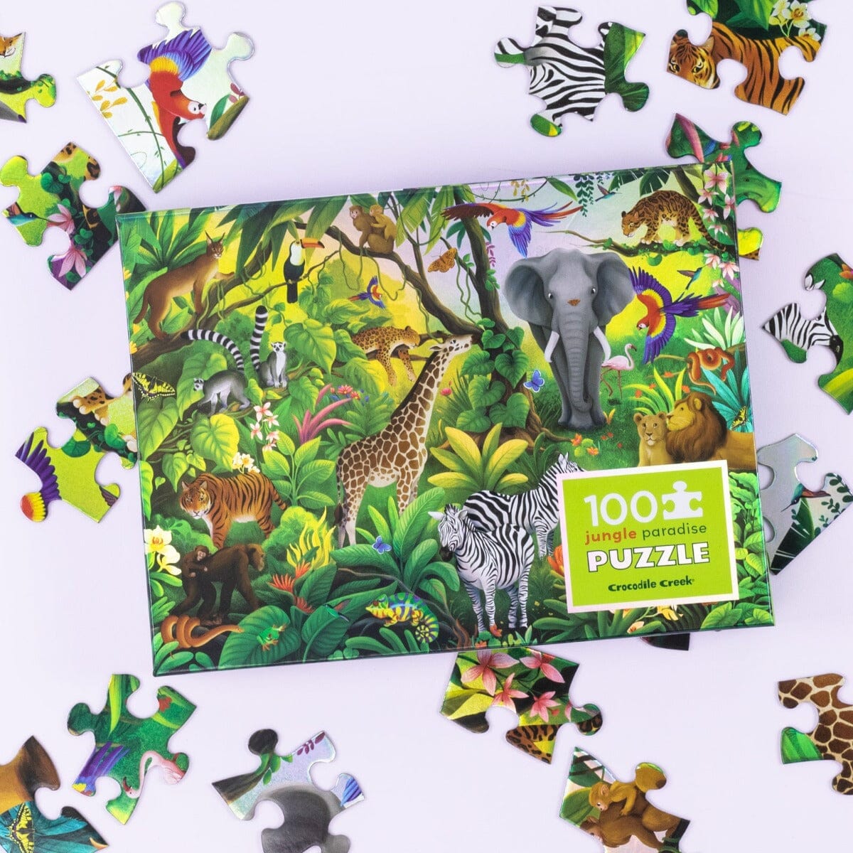 Holographic Puzzle 100pc - Jungle Paradise