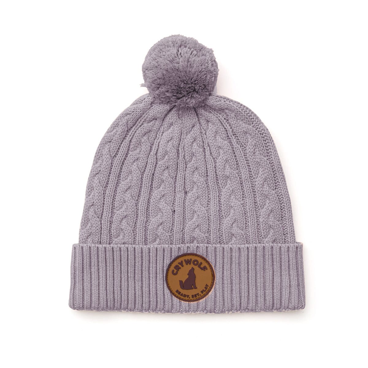 Pom Pom Beanie (Lilac)