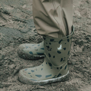 Rain Boots (Khaki Stones)