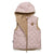 Reversible Hooded Yeti Vest (Dusty Pink/Camel))