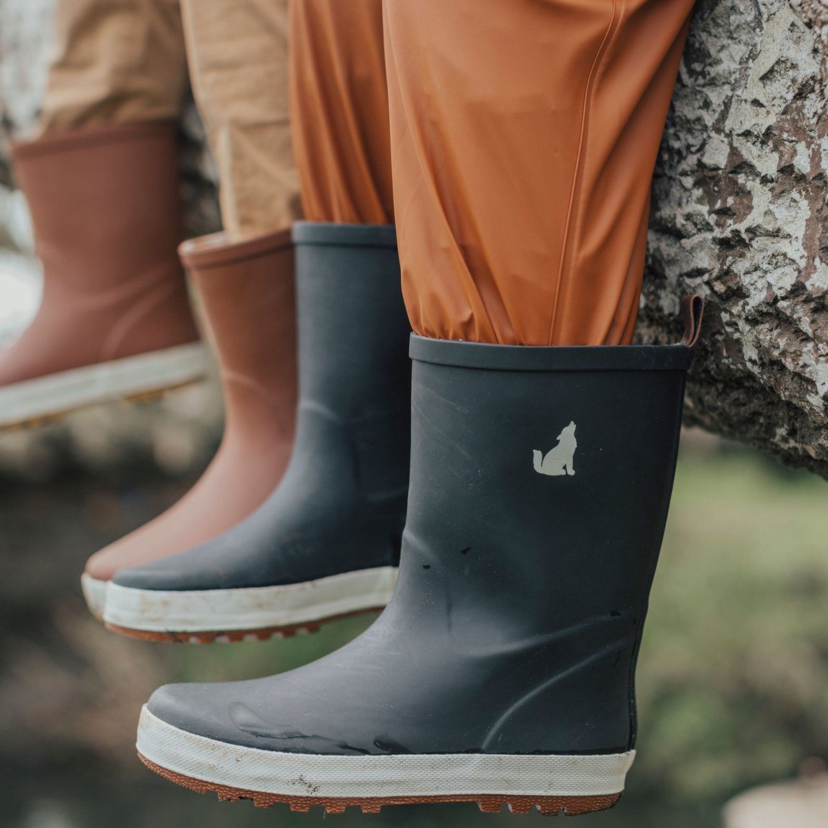 Rain Gumboots (Black)