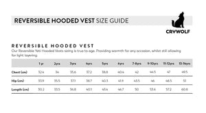 Reversible Hooded Yeti Vest (Black/Khaki)