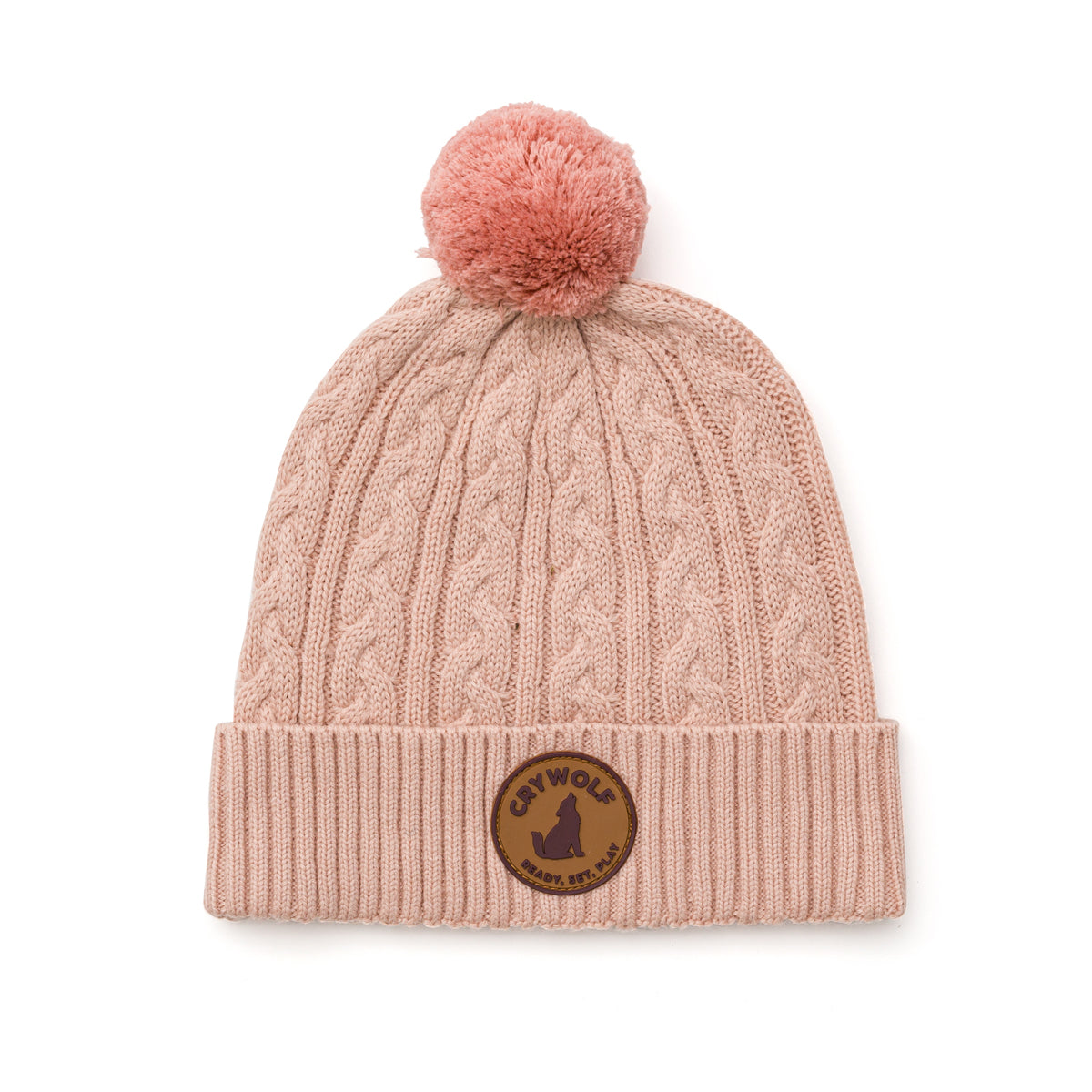 Pom Pom Beanie (Dusty Pink)