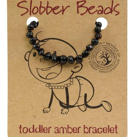 Amber Toddler Teething Bracelet (Cherry Round)