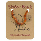 Amber Baby Teething Bracelet (Cognac Round)