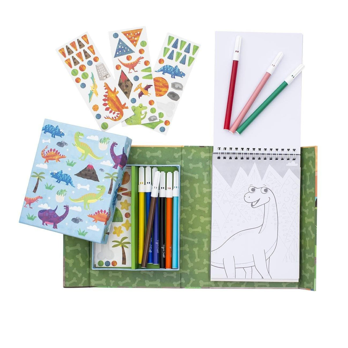 Colouring Set (Dinosaurs) - Kawaii Kids