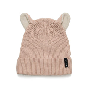 Wolf Ears Beanie (Dusty Pink)