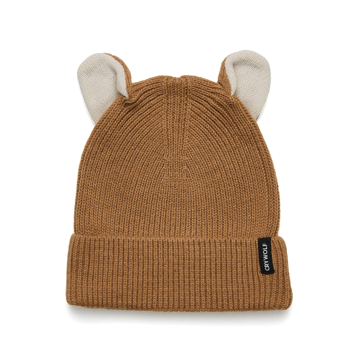 Wolf Ears Beanie (Tan)