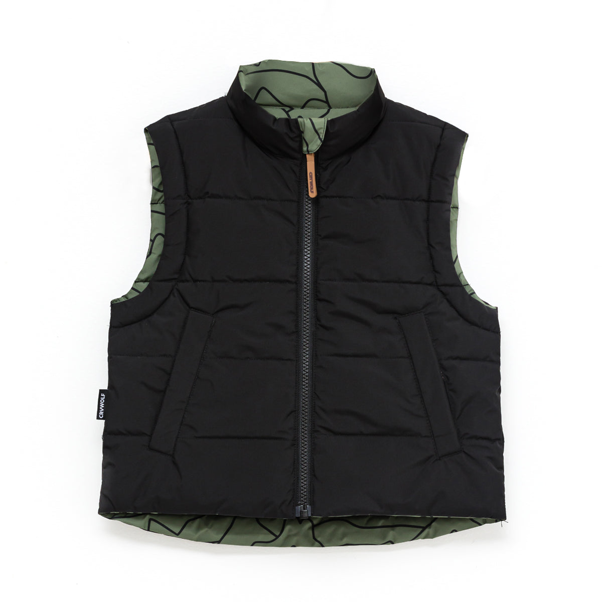 Reversible Vest (Khaki Alps)