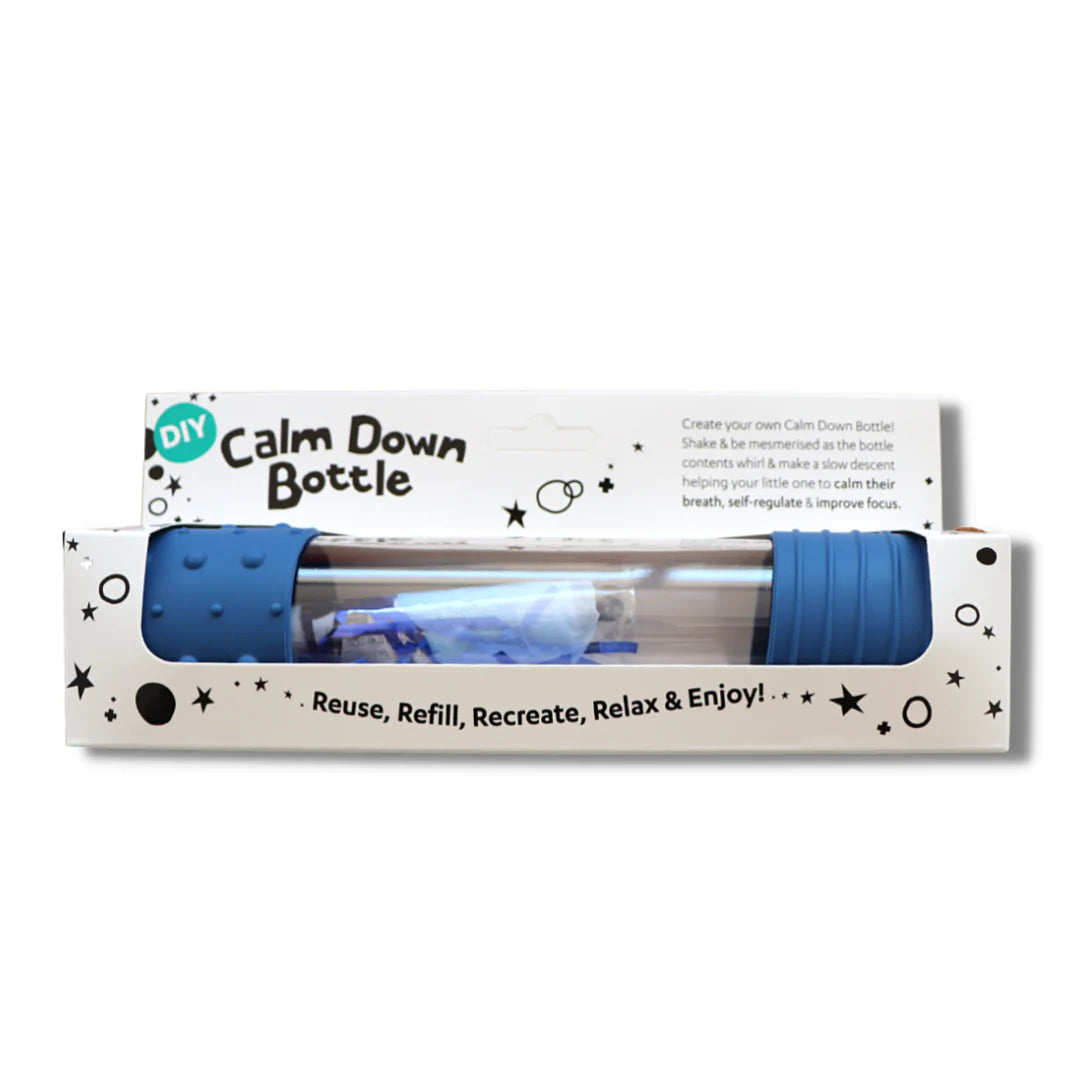 DIY Sensory Calm Down Bottle (Blue)