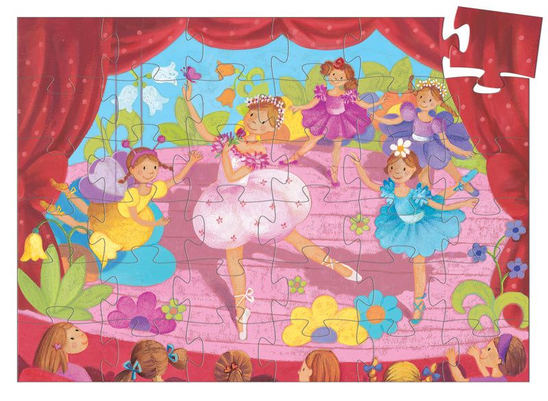 Ballerina 36 Piece Silhouette Puzzle