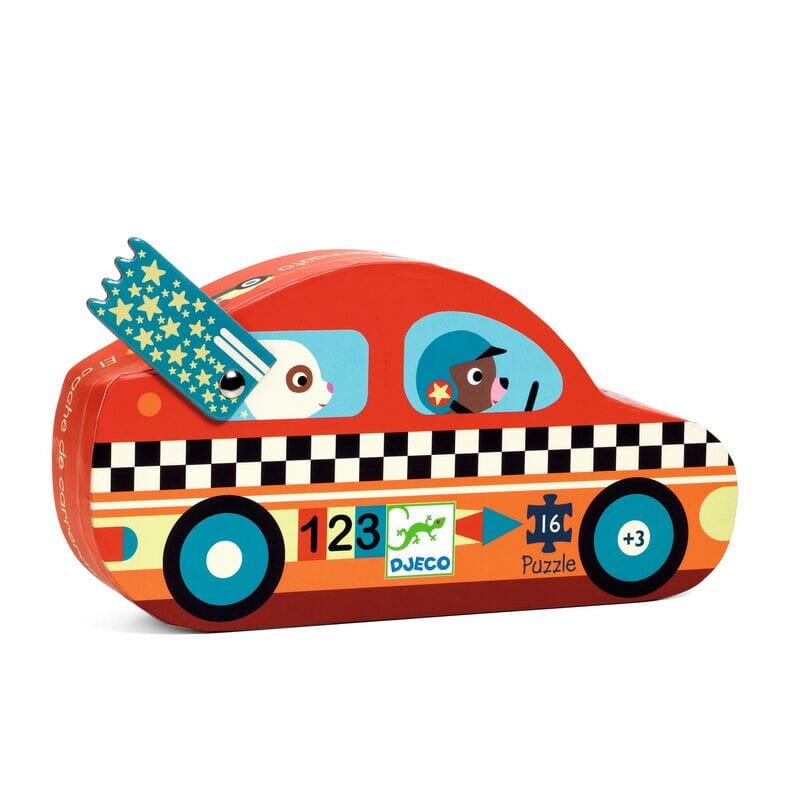 Racing Car 16pc Silhouette Puzzle