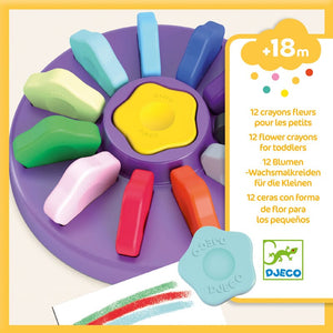 Toddler Flower Crayons (12 Pack)