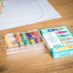Multicoloured Flower Crayons (6 Pack)