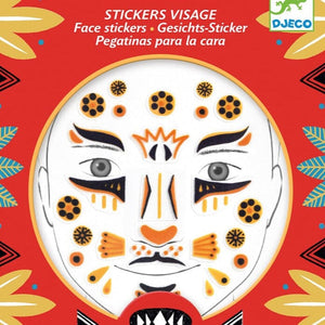 Leopard Face Sticker Set
