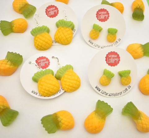 Pineapple Dangley Earrings