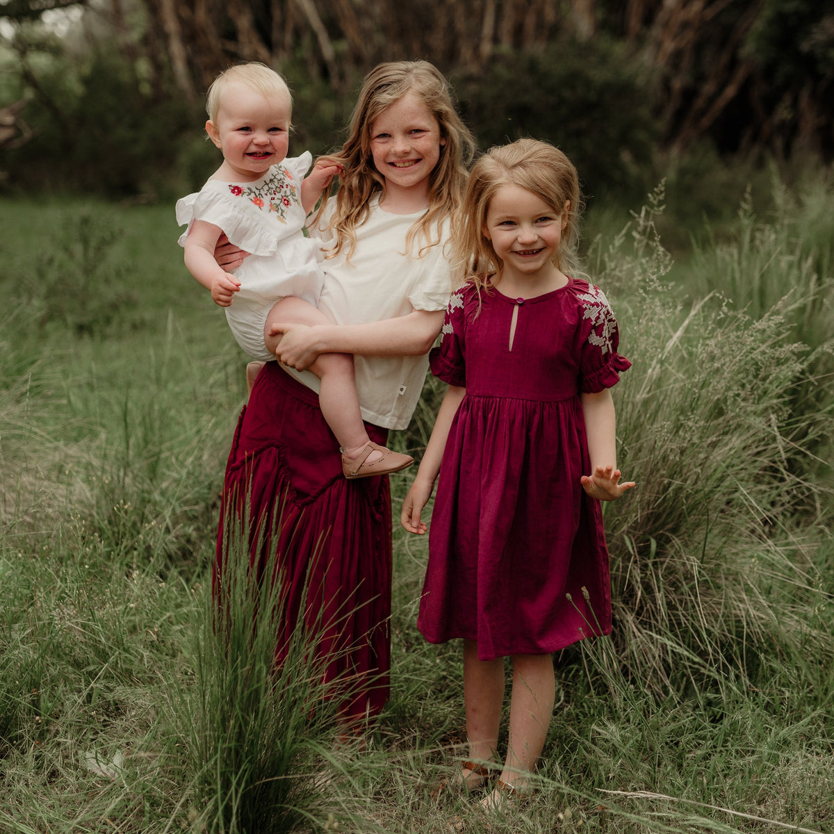 Harper Skirt (Christmas Rose)