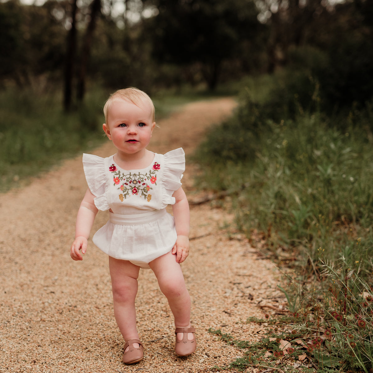 Valley Playsuit (Dusty Pink)