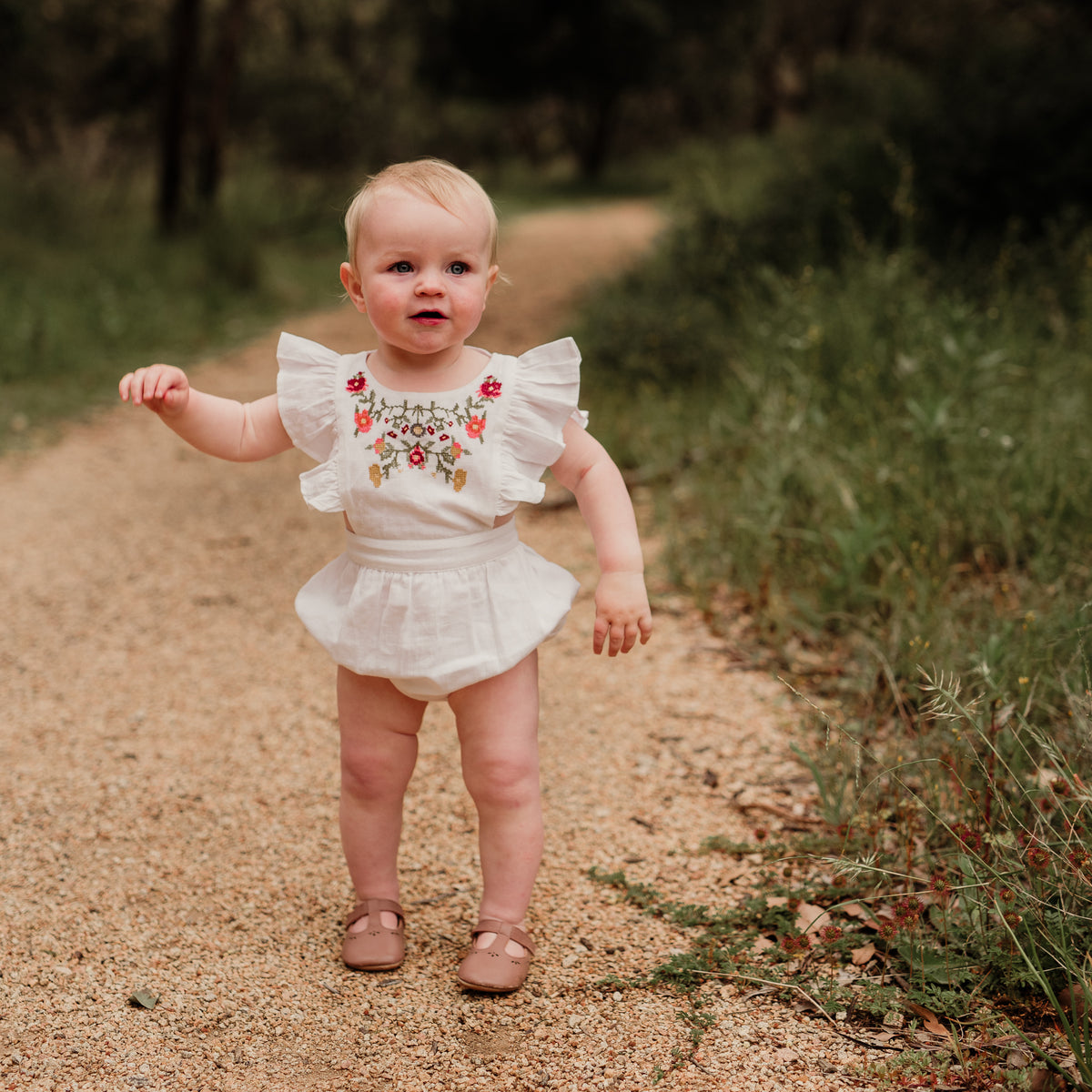 Valley Playsuit (Dusty Pink)