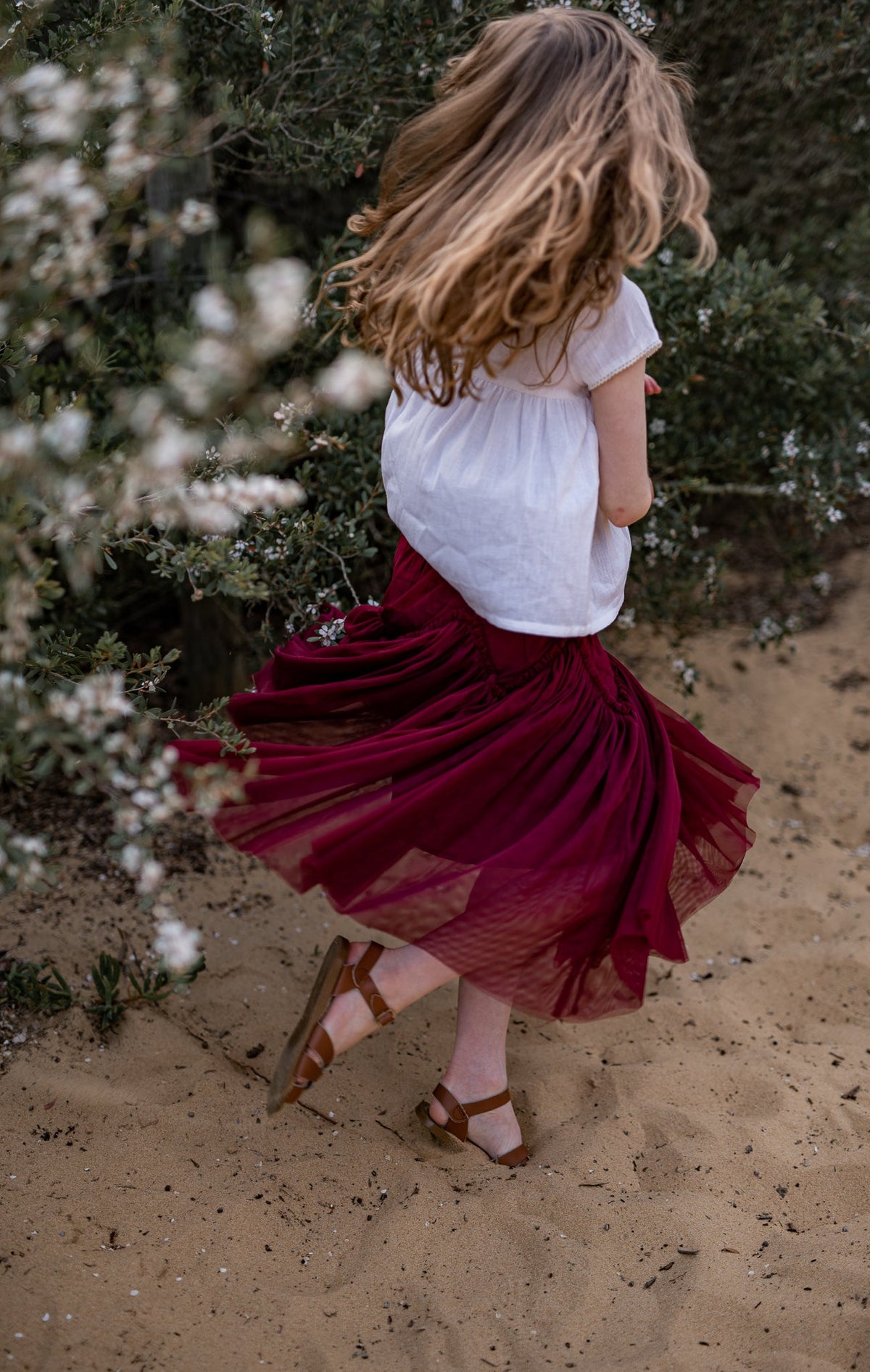 Harper Skirt (Christmas Rose)