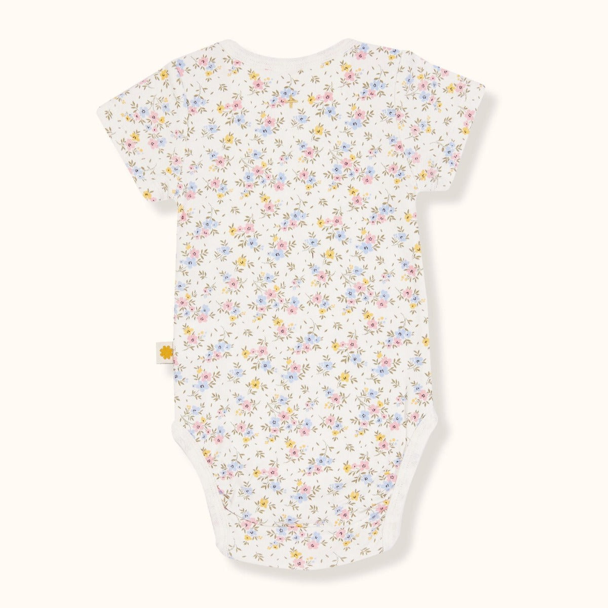 Ditzy Floral Print SS Bodysuit