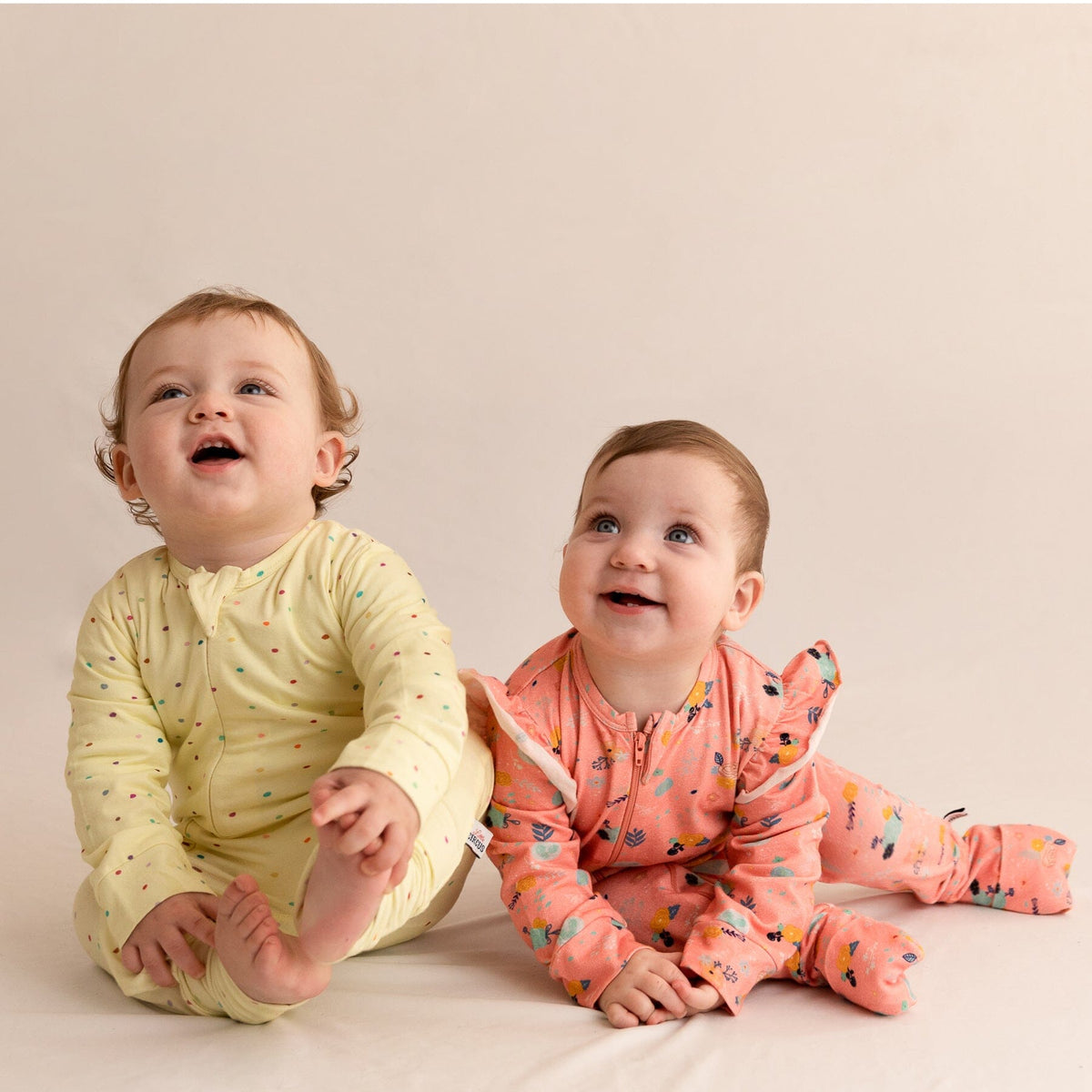 Floral Flutter Zipsuit (Pink)