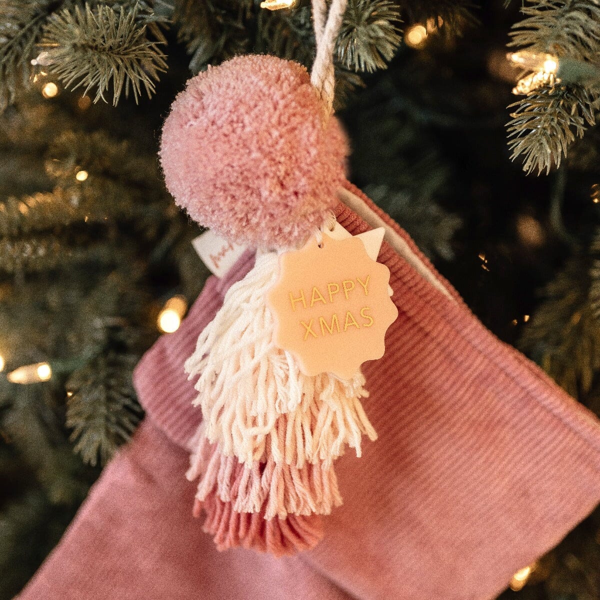 Corduroy Stocking (Dusty Rose/Dusty Pinks)