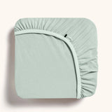 Organic Bassinet Fitted Sheet (Sage)