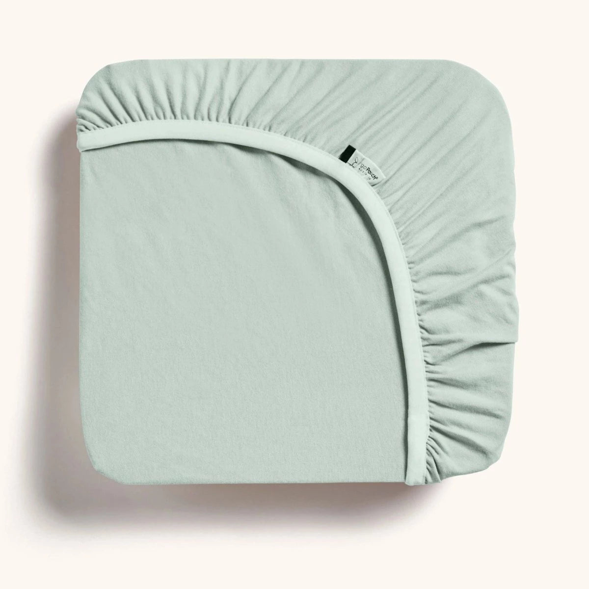 Organic Cot Fitted Sheet (Sage)