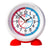 EasyRead Red/Blue Alarm Clock Past/To