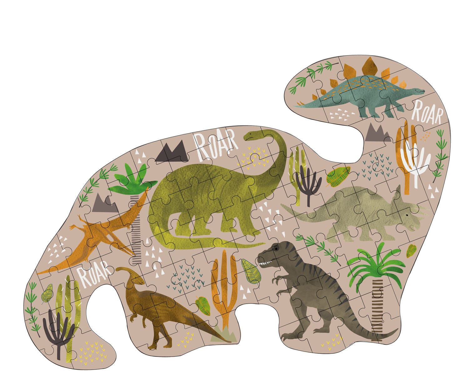 Dinosaur Puzzle (80 Piece)