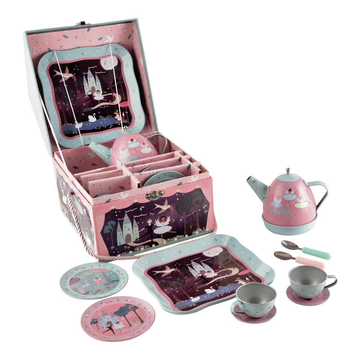 Musical Teaset in House Case