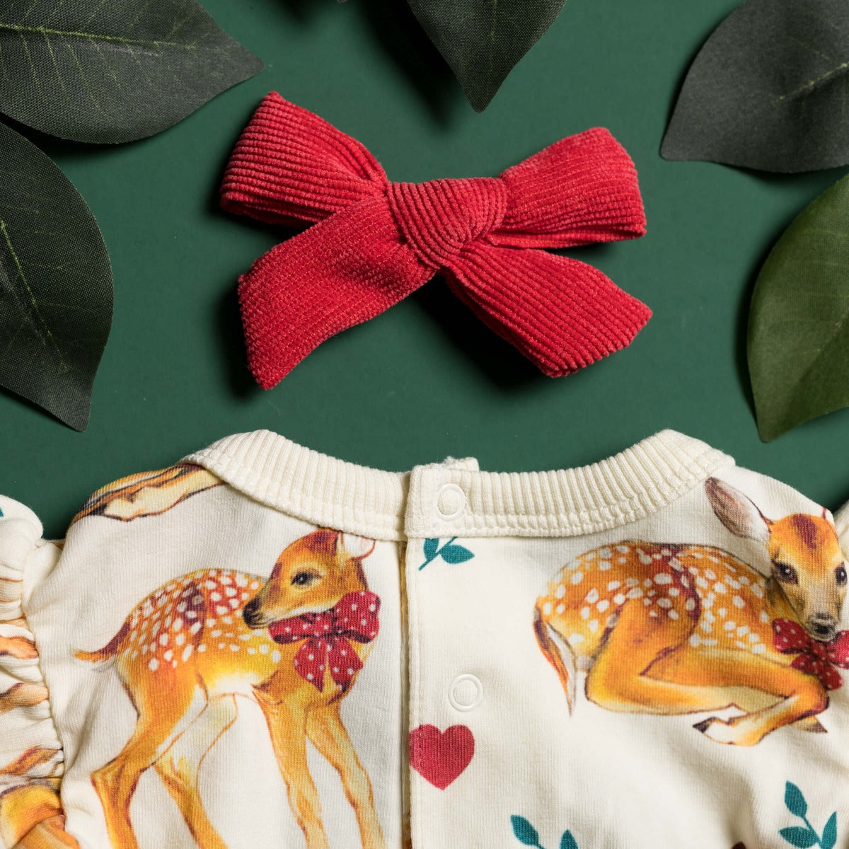 Fawn Frill Sleeve Bodysuit