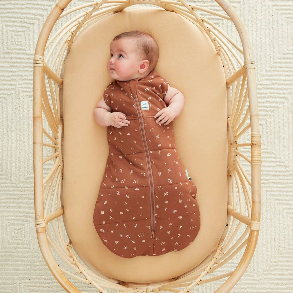 Organic Bassinet Fitted Sheet (Sage)