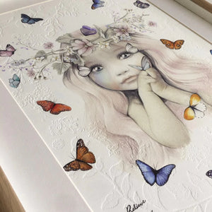 Flutterby A3 Print