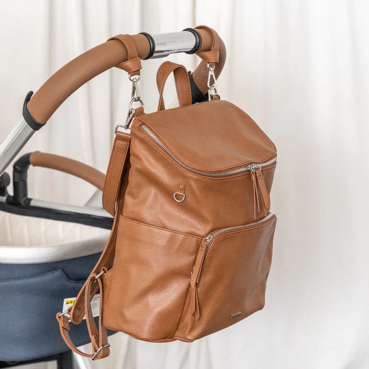 The Frankie Everyday Backpack - Vegan (Pebbled Tan)