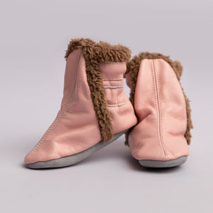 Baby & Toddler Fur Boots (Dusky Pink)
