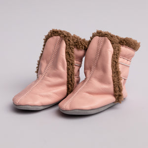 Baby & Toddler Fur Boots (Dusky Pink)