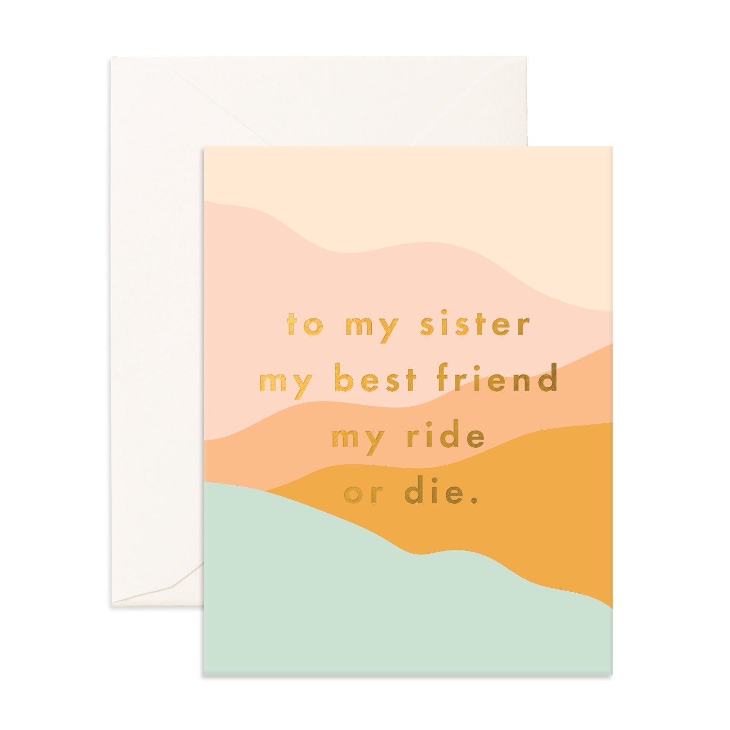 Birthday Sister Dunes Greeting Card