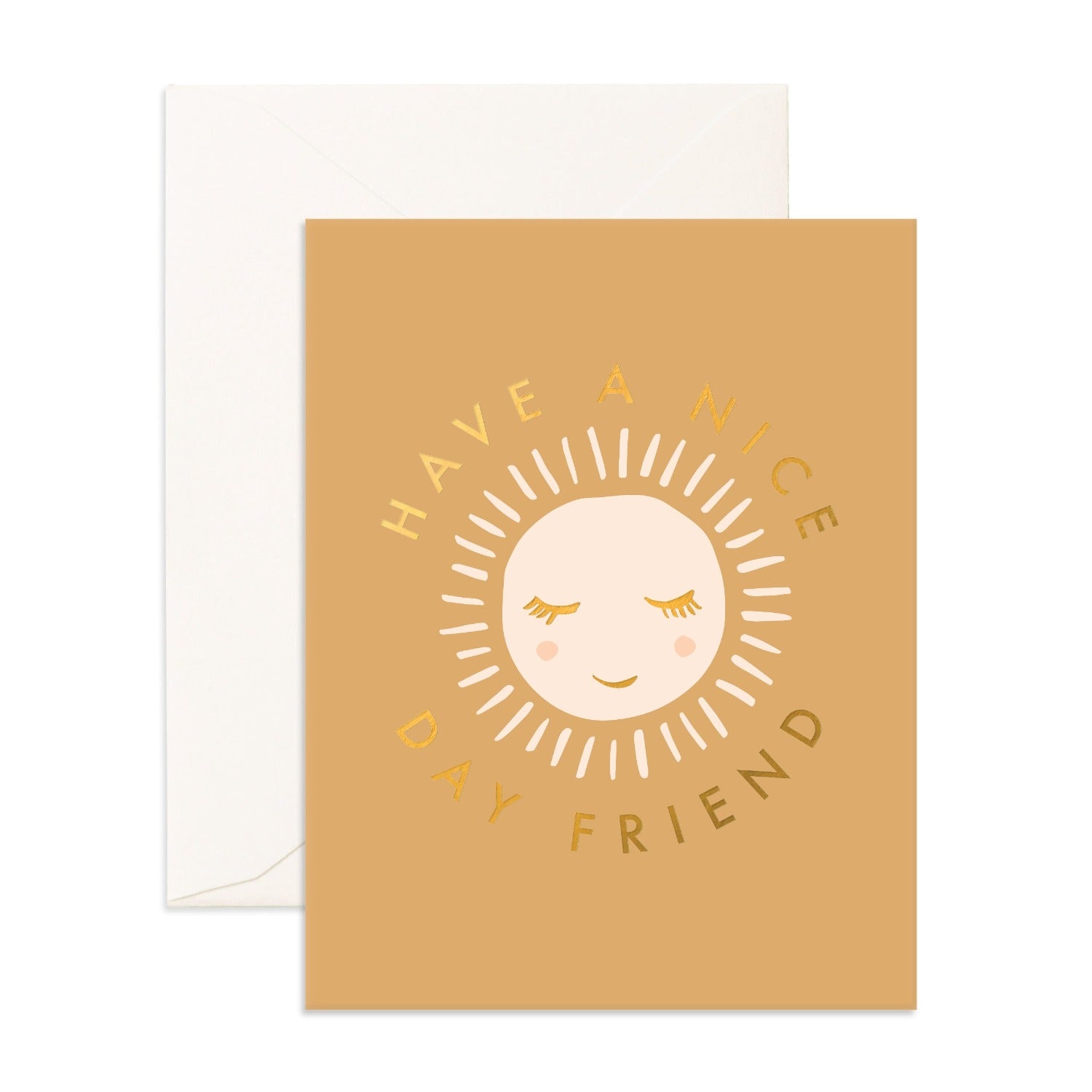 Nice Day Sun Greeting Card