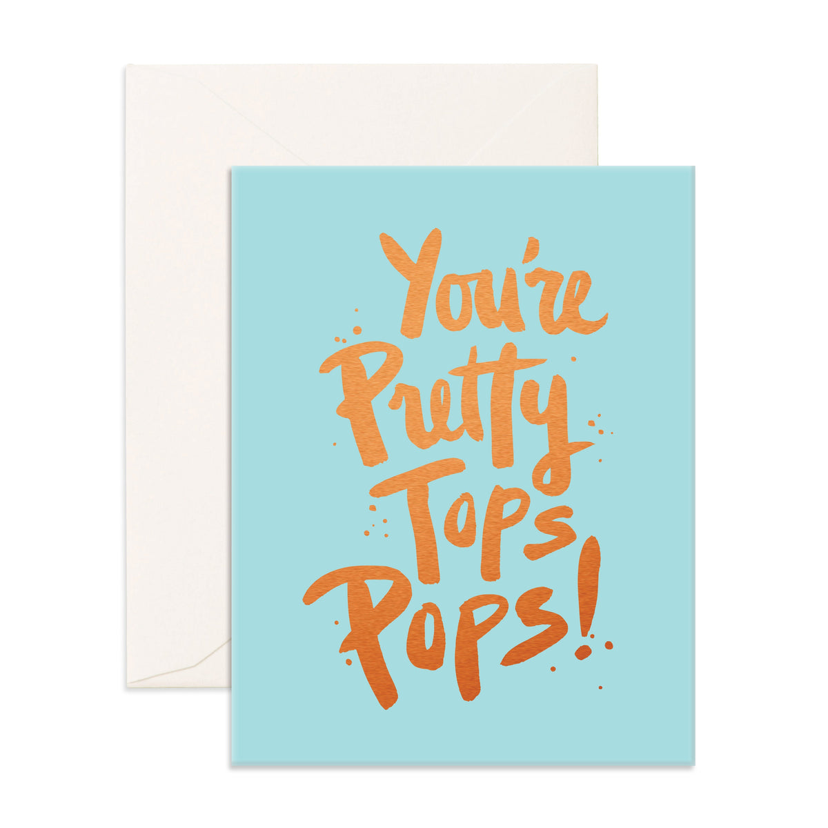 Tops Pops Greeting Card