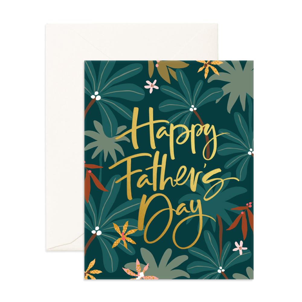 Fathers Day Jungle Greeting Card