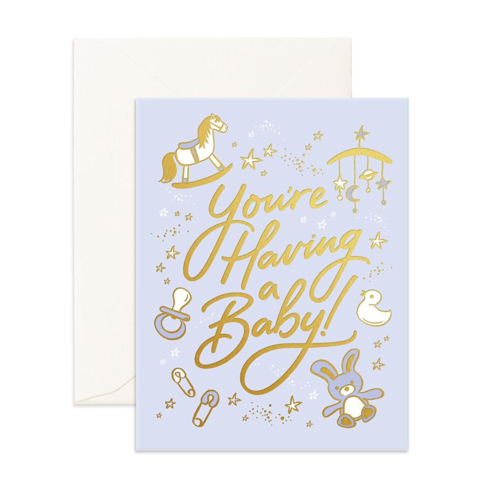 Having a Baby Greeting Card