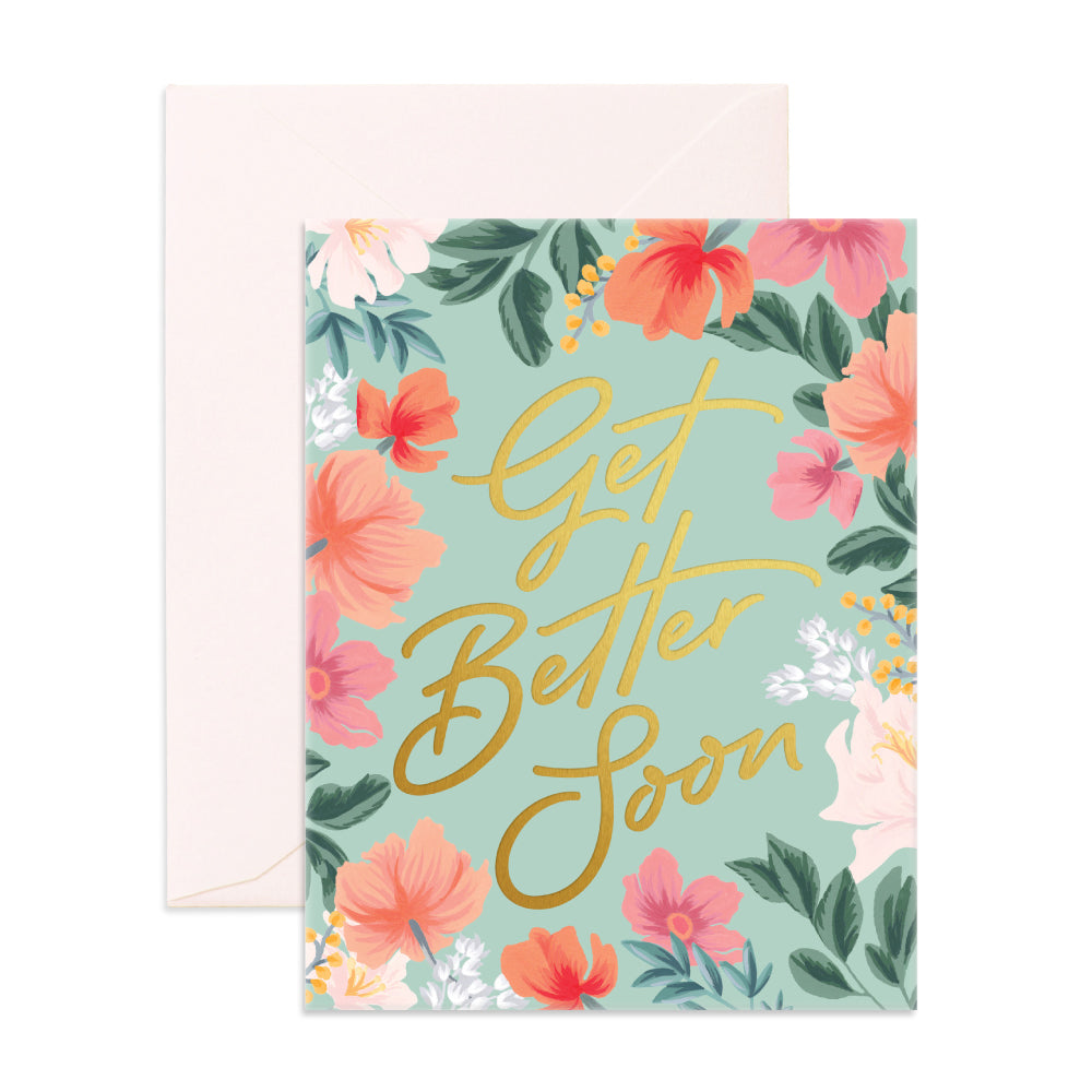 Get Better Soon Foil Greeting Card
