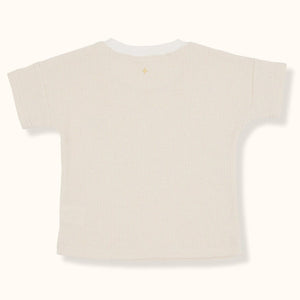 Goldie Waffle Tee (Antique White)