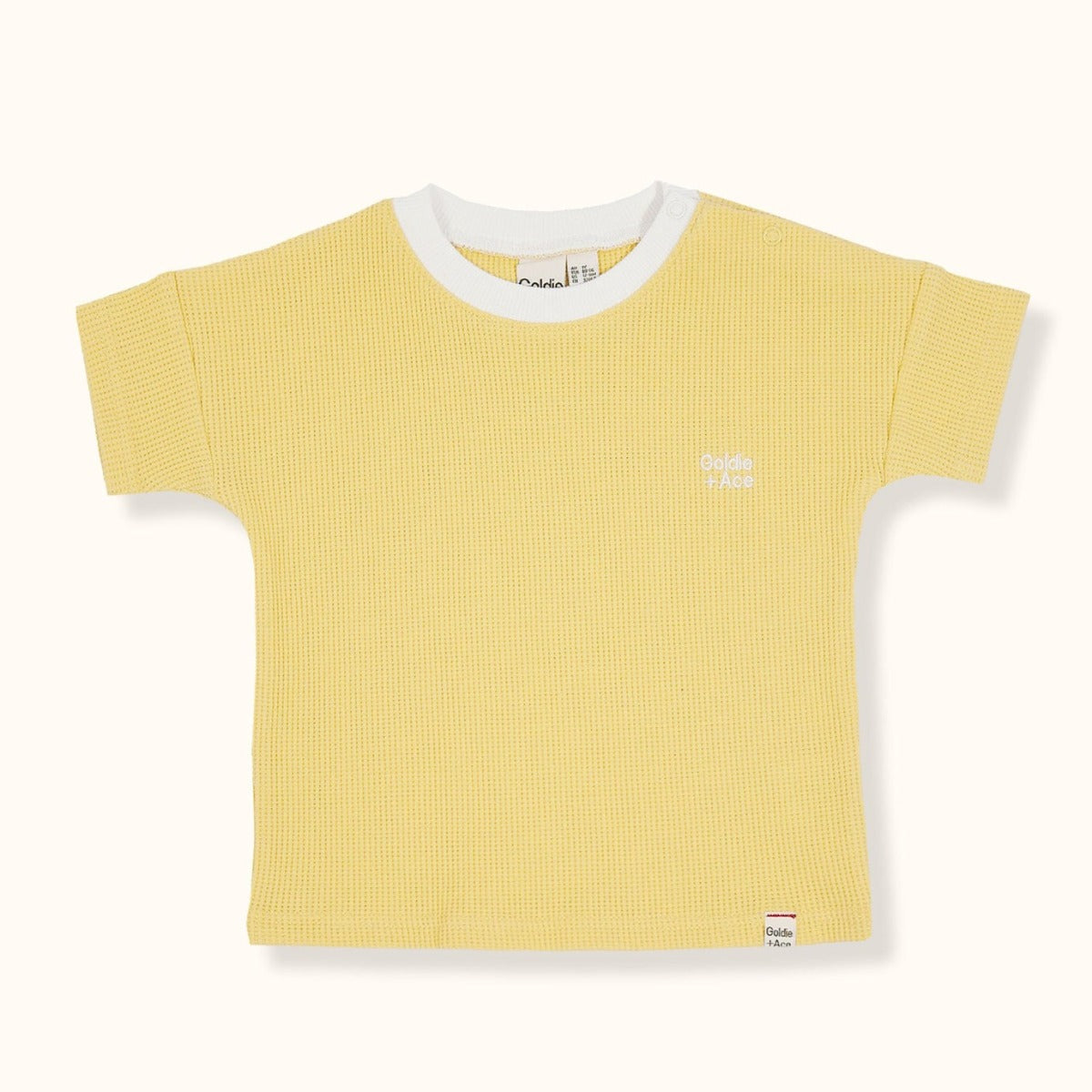 Goldie Waffle Tee (Sunshine)