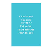 I Bought You This Card